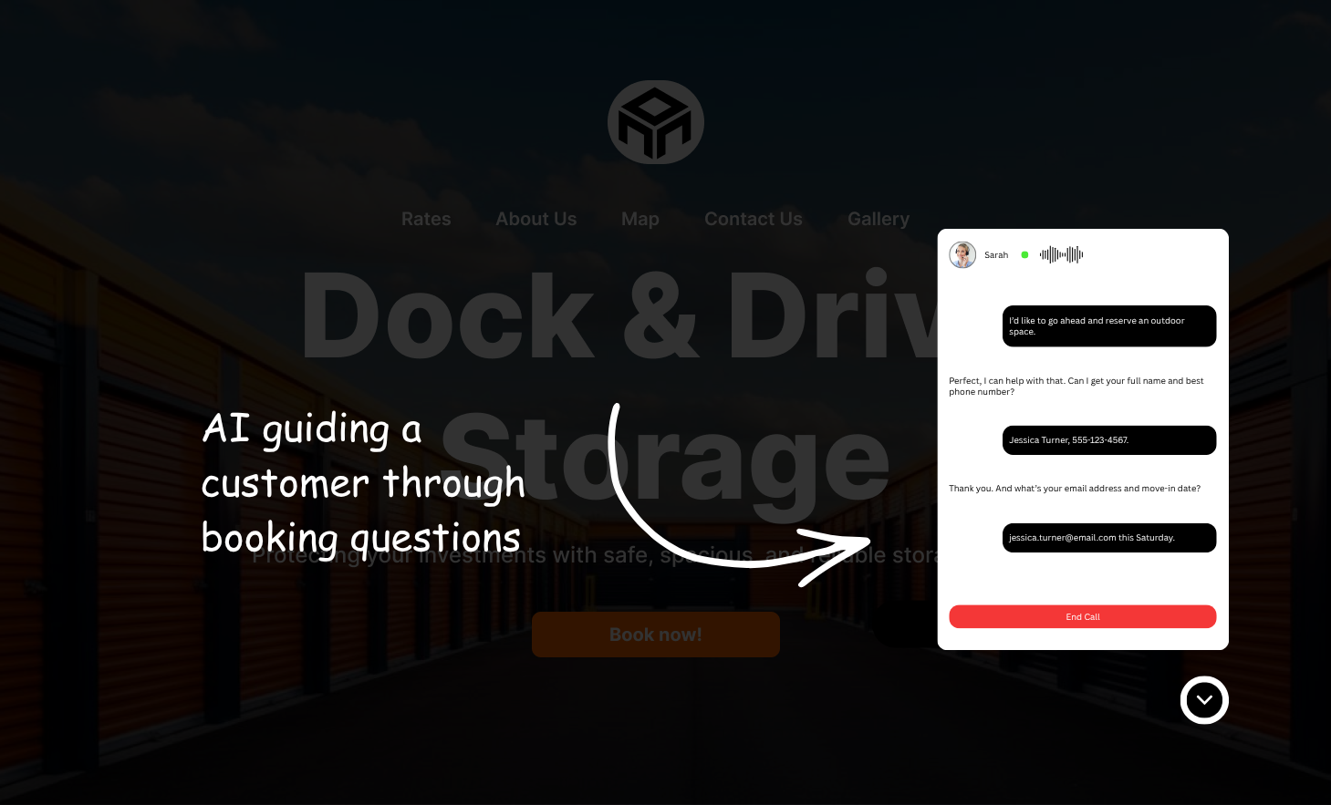 Guided booking
