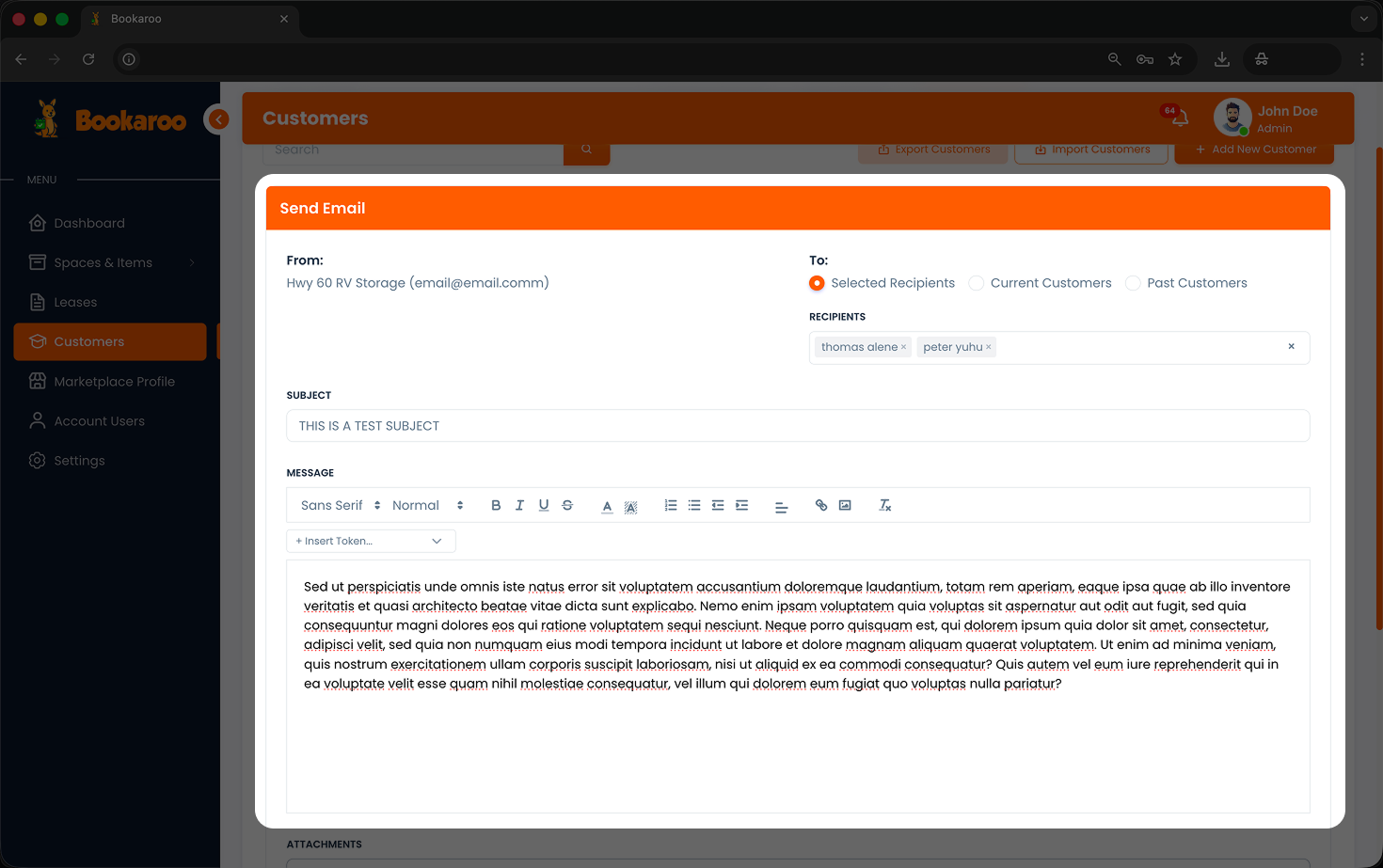 Compose email