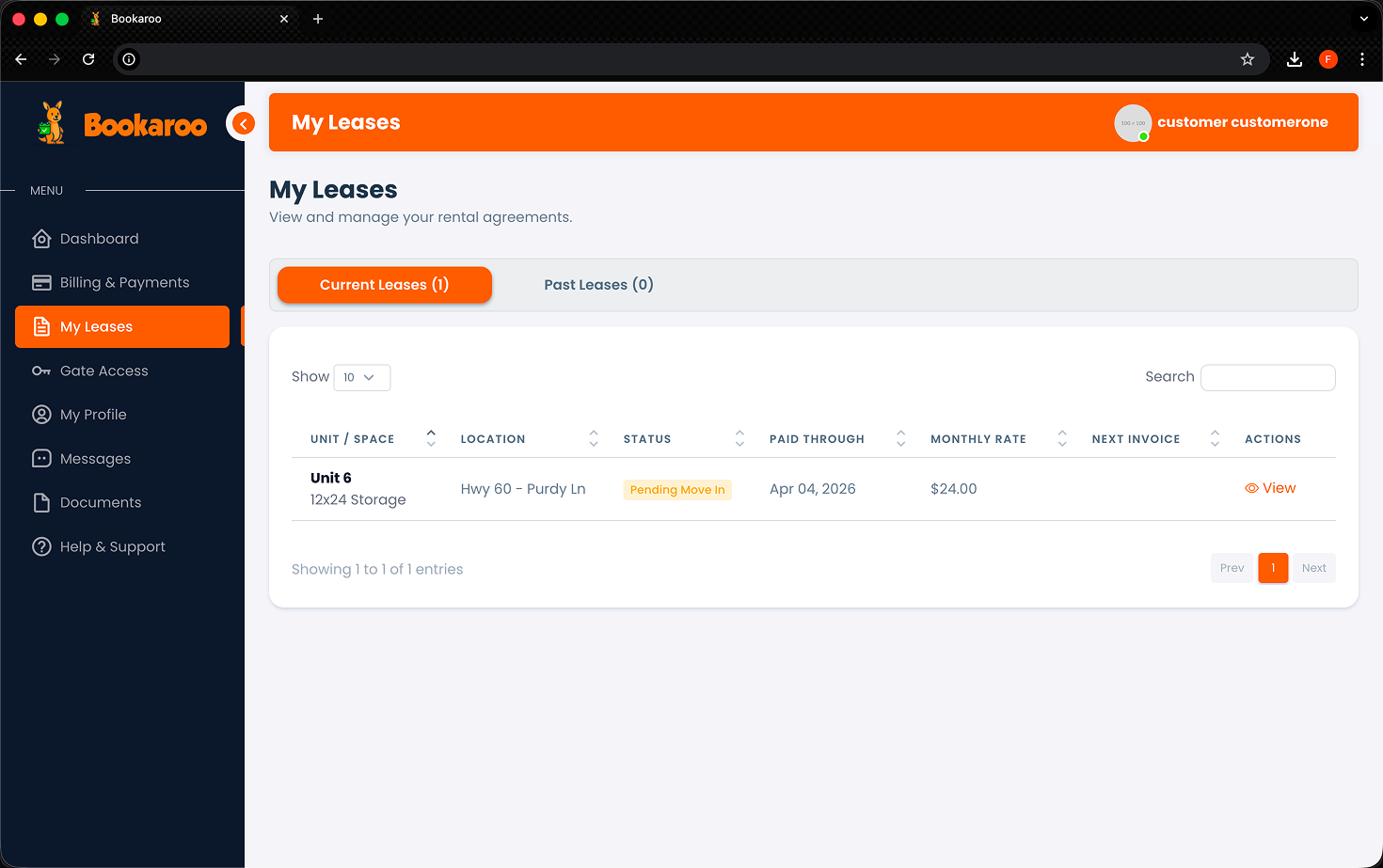 My leases